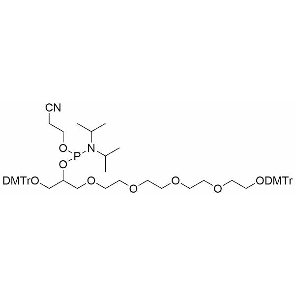 1-O-DMT-3-(DMTr-TEG)glyceryl-2-CE-Phosphoramidite