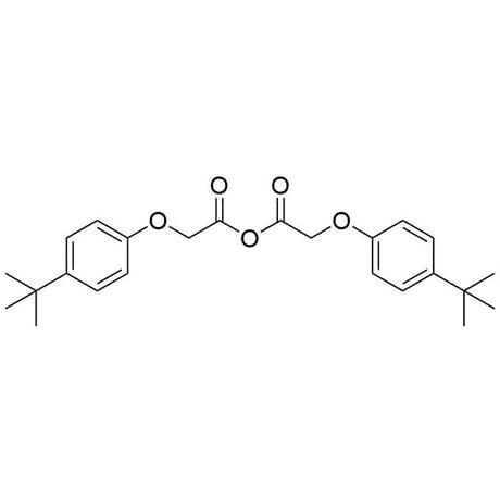 Chemical structure of (4-tert-butylphenoxy) acetic acid anhydride (Tac2O) | Oligo Synthesis Reagent
