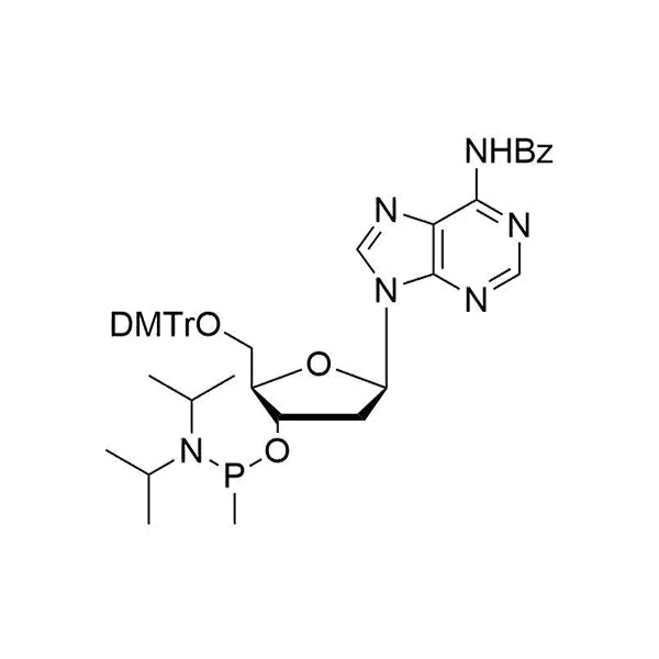 5'-O-DMTr-2'-dA(Bz)-3'-O-[P-methyl-(N, N-diisopropyl)]-Phosphonamidite