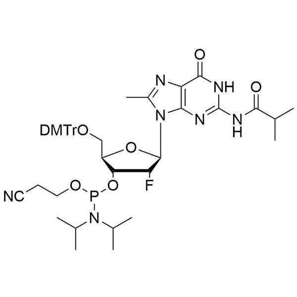 5'-ODMTr-2'-F-8-Me-dG(iBu)-3'-CE-Phosphoramidite
