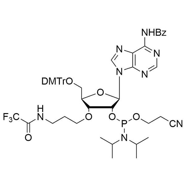 5'-ODMTr-3'-O-Trifluoroacetamido propyl-A(Bz)-2'-CE-Phosphoramidite
