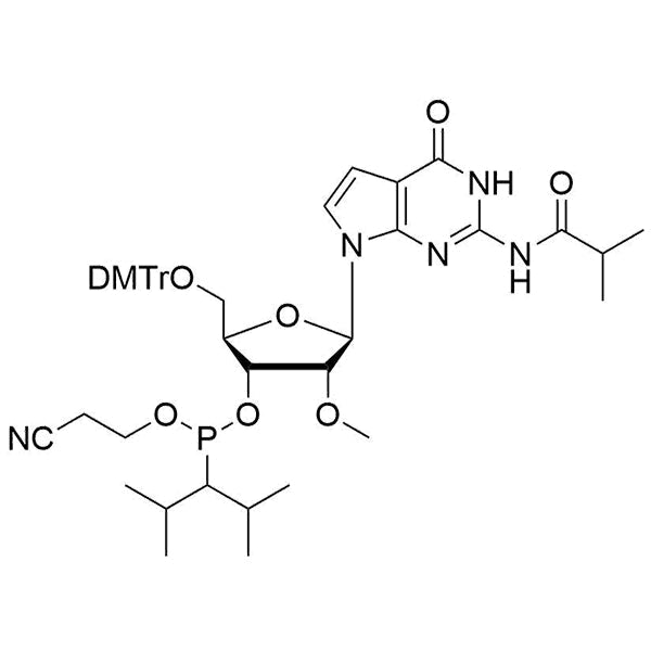 5'-O-DMTr-7-deaza-2'-O-Me-G(iBu)-3'-CE-Phosphoramidite