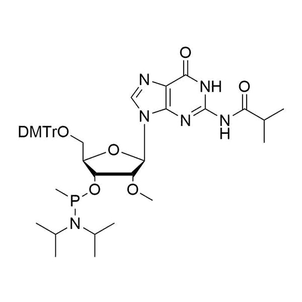 5'-O-DMTr-2'-OMe-G(iBu)-3'-O-[P-methyl-(N,N-diisopropyl)]-Phosphoramidite