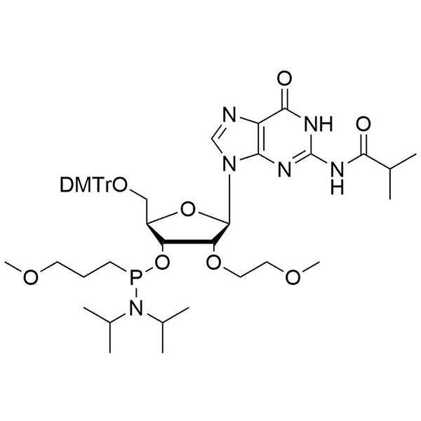 5'-O-DMTr-2'-O-MOE-G(iBu)-3'-[P-(3-methoxypropyl)-N, N-diisopropyl] phosphonamidite
