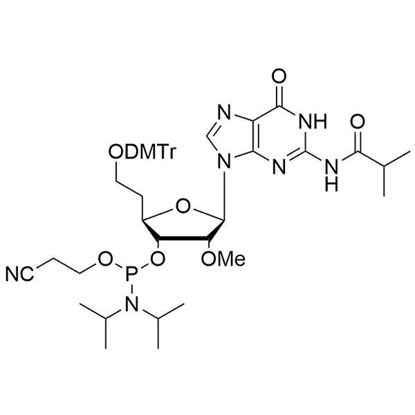 6'-ODMTr-2'-OMe-ex-G(iBu)-3'-CE-Phosphoramidite