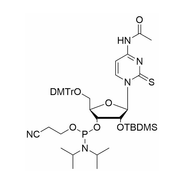 5'-O-DMTr-2'-O-TBMDS-2-SH-C(Ac) Phosphoramidite