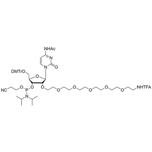 5'-ODMTr-2'-PEG6-NHTFA-C(Ac)-3'-CE- Phosphoramidite