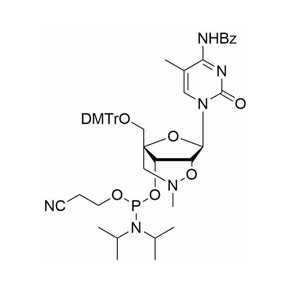 5'-ODMTr-2', 4'-Bridged-NA(NC)(N-Me)-5-Me-C(Bz)-3'-CE-Phosphoramidite