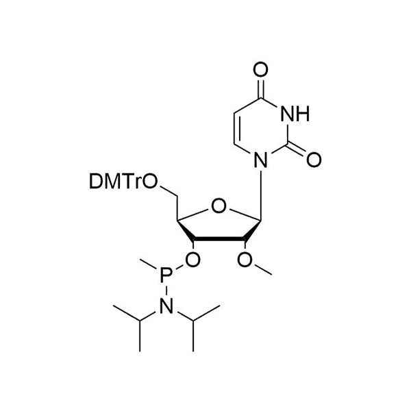 5'-O-DMTr-2'-OMe-U-3'-O-[P-methyl-(N,N-diisopropyl)]-Phosphoramidite