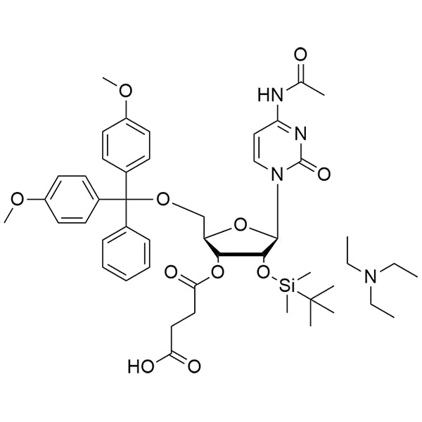 DMT-2'-O-TBDMS-C(Ac)-3'-O-succinate, TEA salt