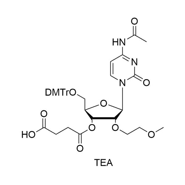 5'-DMT-2'-O-MOE-C(Ac)-3'-succinate, TEA salt