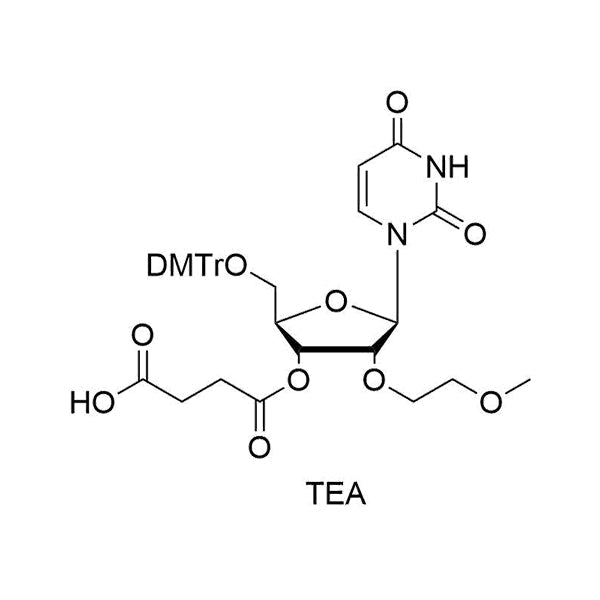 5'-O-DMT-2'-O-MOE-U-3'-succinate, TEA salt
